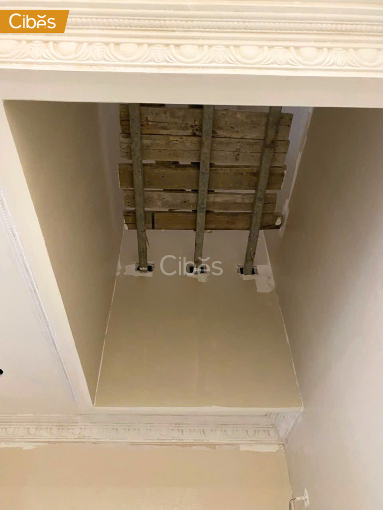 cắt sàn tạo không gian lắp đặt thang máy